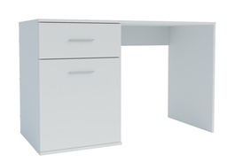 Pracovní stůl se zásuvkou 120/L NUNAN, barva bílá mat