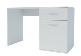 Pracovní stůl se zásuvkou 120/P NUNAN, barva bílá mat