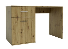 Pracovní stůl se zásuvkou 120/L NUNAN, barva dub artisan