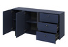 Komoda 2D3S KARLINO (CS-02),barva tmavě modrá