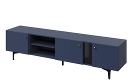 Komoda TV 3D 200 KARLINO (CS-05),barva tmavě modrá