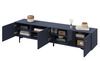 Komoda TV 3D 200 KARLINO (CS-05),barva tmavě modrá