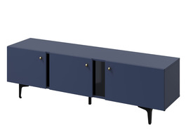 Komoda TV 3D 165 KARLINO (CS-06),barva tmavě modrá