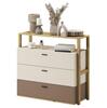 Komoda se 3 zásuvkami LIMERA barva dub artisan/béžová/lanýž