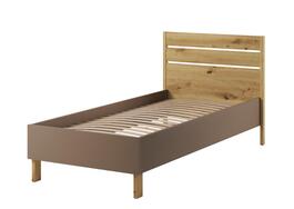 Postel s roštem 90 LIMERA barva dub artisan/lanýž