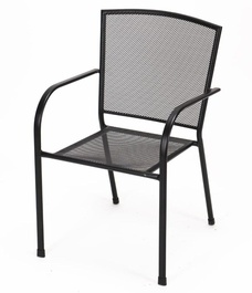 Zahradní kovové křeslo REVIR černé