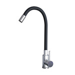 Sinks ELASTA nerez/černá