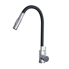 Sinks ELASTA S nerez/černá