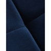 CT-281 BLUE4 - Židle jídelní, modrá sametová látka, nohy černý kov