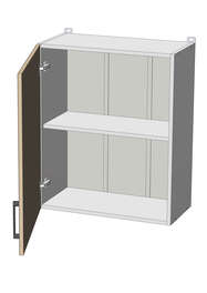 Horní skříňka š.60, v.72, Modena W60721, grafit/antracit