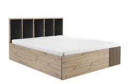 Postel s úlož. prostorem 180x200 BARBUS dub artisan/černá