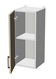 Horní skříňka š.30, v.72, Modena W3072, grafit/dub Sonoma