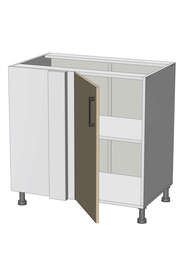 Dolní rohová skříňka š.80, v.82, Modena BC80822, grafit/jasan