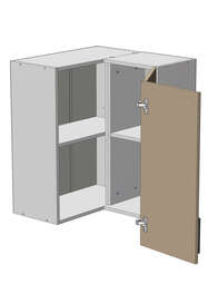 Horní rohová skříňka š.60, v.72, Modena BK606072, grafit/antracit