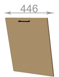 Samostatná dvířka š.44.6, v.71.3, Kaiser Front450, kouř mat