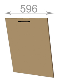 Samostatná dvířka š.59.6, v.71.3, Kaiser Front600, bílý mat
