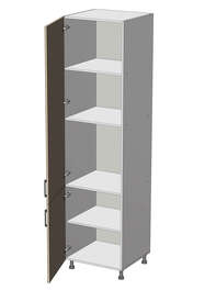 Dolní vysoká potravinová skříň š.60, v.234, Modena HL602341, grafit/antracit