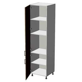 Dolní vysoká potravinová skříň š.60, v.234, Modena HL602341, bílá/artwood