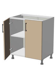 Dolní skříňka š.70, v.82, Modena L7082, grafit/antracit