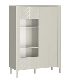 Vitrína na nohách 2D KENORA kašmír