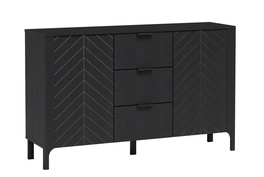 Komoda na nohách 2D3S KENORA černý Painflow