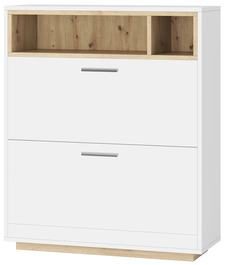 LAMTAR skříňka na boty, dub artisan/bílá