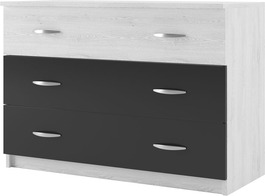 ESSEX zásuvková komoda, antracit/light artwood