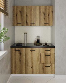 GODFREY kuchyňská sestava 120, dub evoke