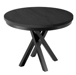 Jídelní rozkládací stůl KENORA černý Painflow