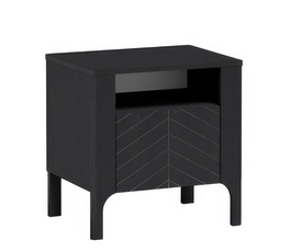 Noční stolek na nohách 1S KENORA černý Painflow