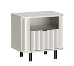 Noční stolek 1D JOLY alpská bílá