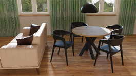 Jídelní stůl SWEN 100/140x100