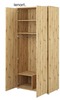 Šatní skříň 2D REBECCA dub artisan