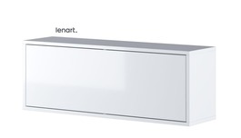 Závěsná skříňka REBECCA bílá lesk/bílá mat