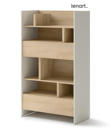 Regál 2S 158 cm REBECCA kašmír/dub nagano