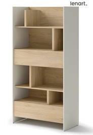Regál 2S 178 cm REBECCA kašmír/dub nagano