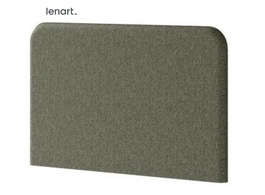 Polstrovaný záhlavník k posteli 120 cm barva šedozelená