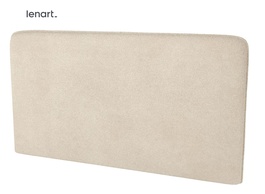 Polstrovaný záhlavník k posteli 160 cm barva béžová boucle