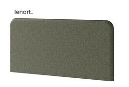 Polstrovaný záhlavník k posteli 160 cm barva šedozelená