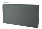 Polstrovaný záhlavník k posteli 140 cm barva grafit
