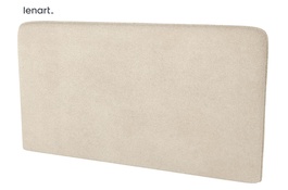 Polstrovaný záhlavník k posteli 140 cm barva béžová boucle