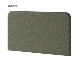 Polstrovaný záhlavník k posteli 140 cm barva šedozelená