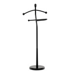 82646 BK - Němý sluha, výška 120 cm, masiv kaučukovník, černý, nos. 5 kg