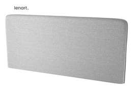 Polstrovaný záhlavník k posteli 180 cm barva šedá