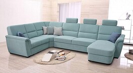 Sedací souprava SAMANTA LUX B2U-VROH-3SRHm-DU+3x záhlavník