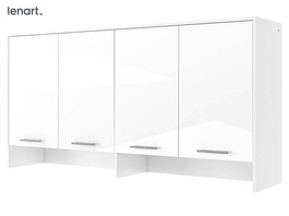 Nádstavec k posteli CONCEPT PRO bílá/bílý lesk