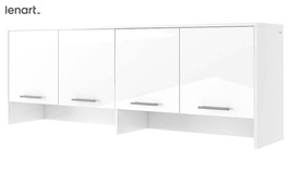 Nádstavec k posteli CONCEPT PRO bílá/bílý lesk