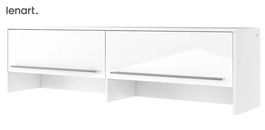 Nádstavec k posteli CONCEPT PRO bílá/bílý lesk