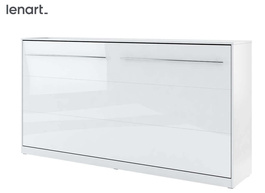 Výklopná postel 90 CONCEPT PRO bílá lesk/bílá mat