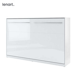 Výklopná postel 120 CONCEPT PRO bílá lesk/bílá mat